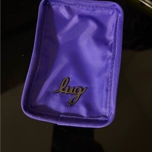 Lug Drizzle bag charm/pouch, Vibrant Purple